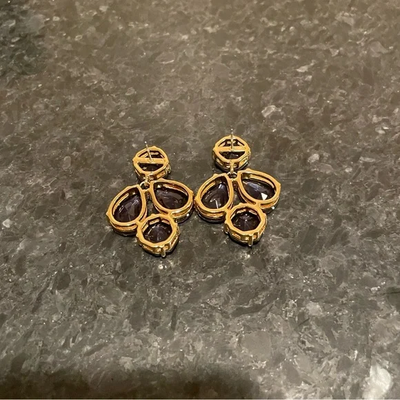Kate Spade Kaleidoscope Gem Coated Chandelier Earrings - Picture 7 of 8